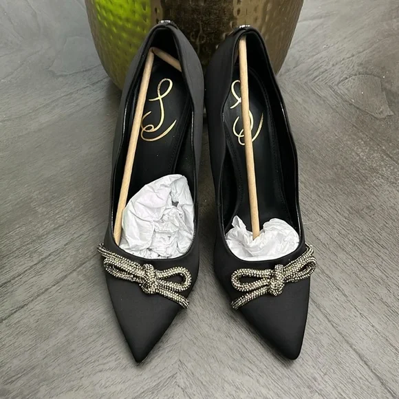 SAM EDELMAN  Deela Pointed Toe Heel Black - Picture 4 of 6